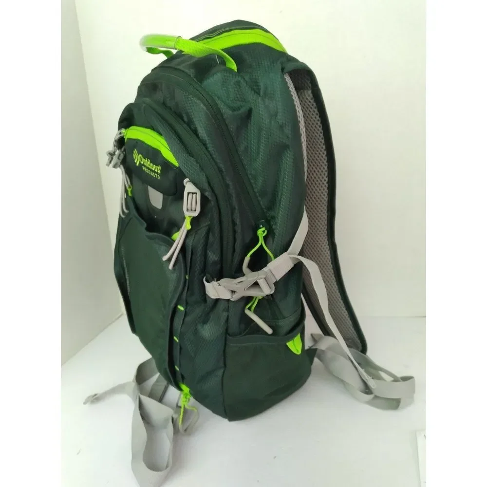Outdoor Products Hiking Hydration Backpack Green 10x17x6‎